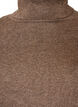 Turtleneck jumper with a loose fit, Brown, Packshot image number 2