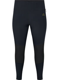 Stretchy and durable exercise leggings with pockets
