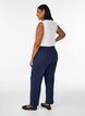 Trousers with straight fit, Blue, Model image number 2
