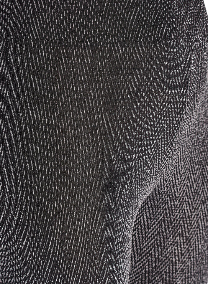 Glitter pattern leggings, Black, Packshot image number 2