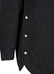 Long knitted blouse with ball buttons, Dark Grey, Packshot image number 2