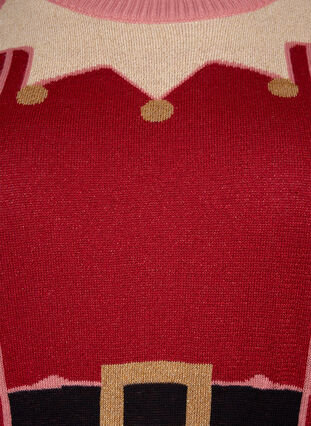 Long knitted Christmas jumper, Burlwood Comb, Packshot image number 2