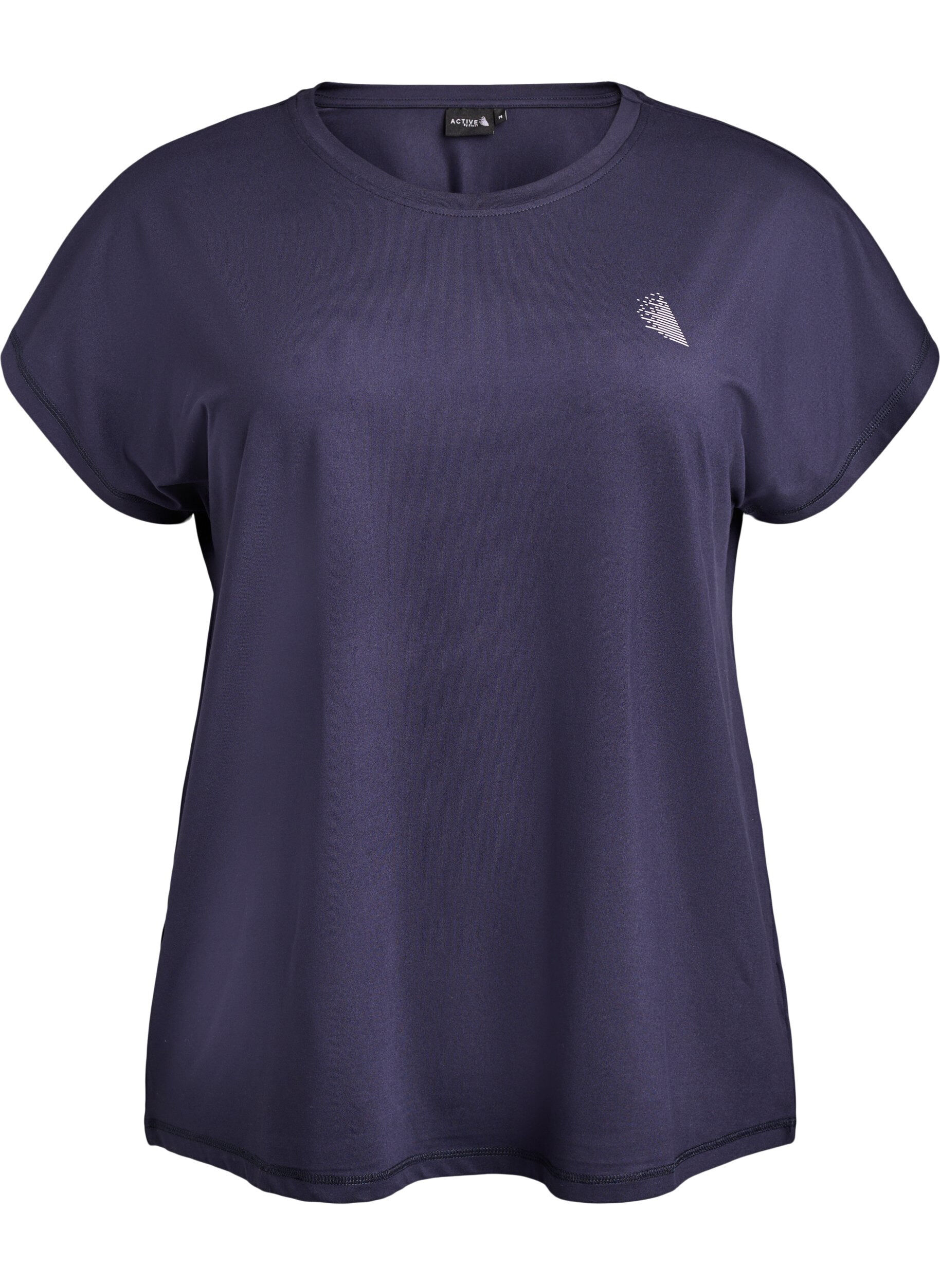 ZizzifashionSolid-coloured training T-shirt, Blue, Packshot image number 0