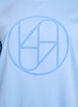 Sweatshirt with terry logo, Light Blue, Packshot image number 2