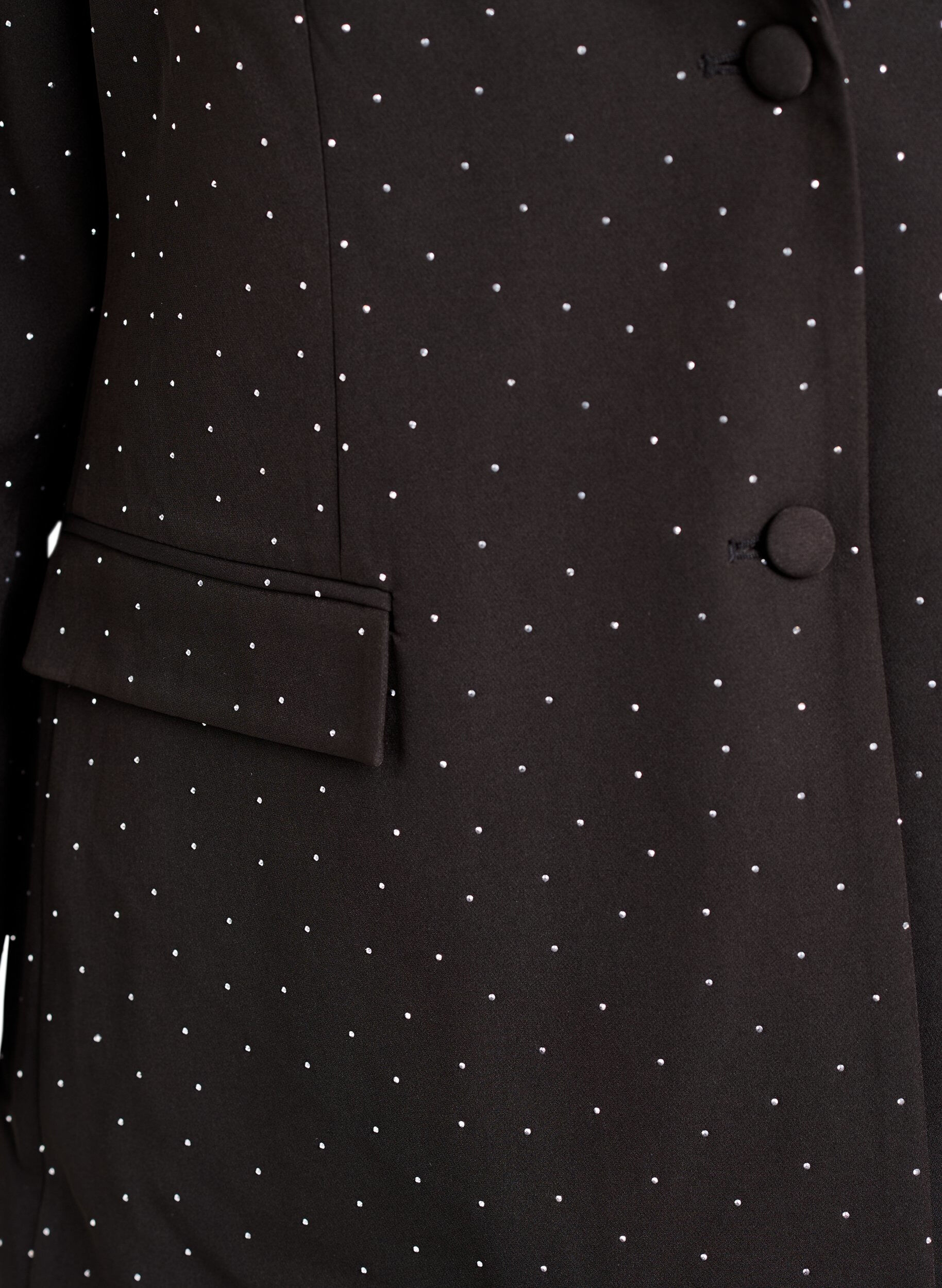 Zizzifashion Blazer with rhinestones, Black, Packshot image number 2