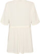 Tunic with crinkled texture and 1/2 sleeves, Vanilla, Packshot image number 1