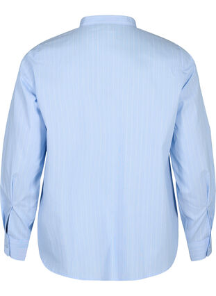 FLASH - Pinstripe Shirt, Light Blue Stripe, Packshot image number 1