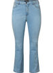 High-waisted Ellen bootcut jeans, Light Blue, Packshot image number 0