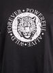 T-shirt with motif., Black, Packshot image number 2