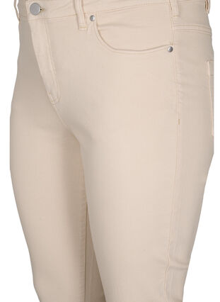 Close-fitting Emily capri trousers, Oatmeal, Packshot image number 2