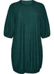 Dress with a balloon shape and structure, Green, Packshot image number 0