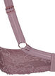 Moulded bra with lace and smooth cups, Rose, Packshot image number 4