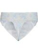 Lace g-string with a regular waist, Tofu w. blue, Packshot image number 1