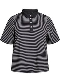 Short sleeve polo shirt - Light Blue - Sz. 40-64 - Zizzifashion Short sleeve polo shirt - Light Blue - Sz. 40-64 - Zizzifashion