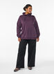FLASH - Sweatshirt with high collar and pockets, Purple, Model image number 1