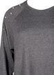 Long-sleeved dress with pearls, Dark Grey, Packshot image number 2