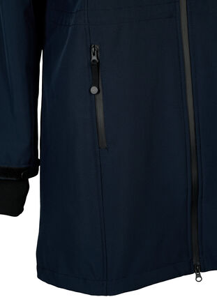 Softshell jacket with detachable hood, Night Sky, Packshot image number 3