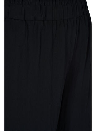 Loose shorts in viscose, Black, Packshot image number 2