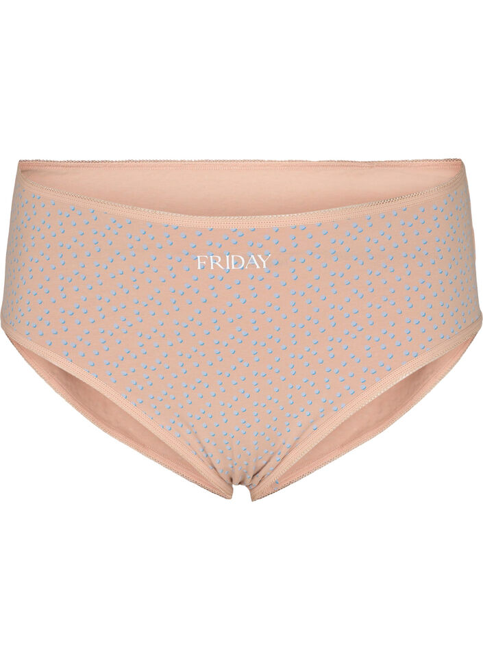 7-pack briefs with regular waist, Blue Multi Pack , Packshot image number 3