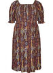 Summer dress in viscose with paisley print, Purple, Packshot image number 0