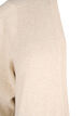 Ribbed Knit Cardigan with Pockets, Beige, Packshot image number 2