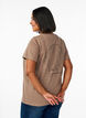 T-shirt with print details on the front and back, Brown, Model image number 0