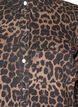 Canvas jacket with leopard print, Leo AOP, Packshot image number 2