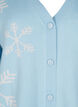 Christmas knitted cardigan, Cerulean Comb, Packshot image number 2