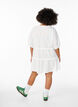 A-shape tunic with ruffles, White, Model image number 2