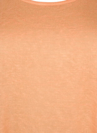 Top with structure and round neckline, Mock Orange, Packshot image number 2