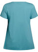 T-shirt with a round neck and A-line shape, Green, Packshot image number 1