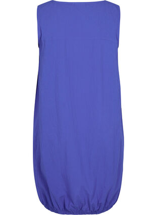 Sleeveless cotton dress, Dazzling Blue, Packshot image number 1