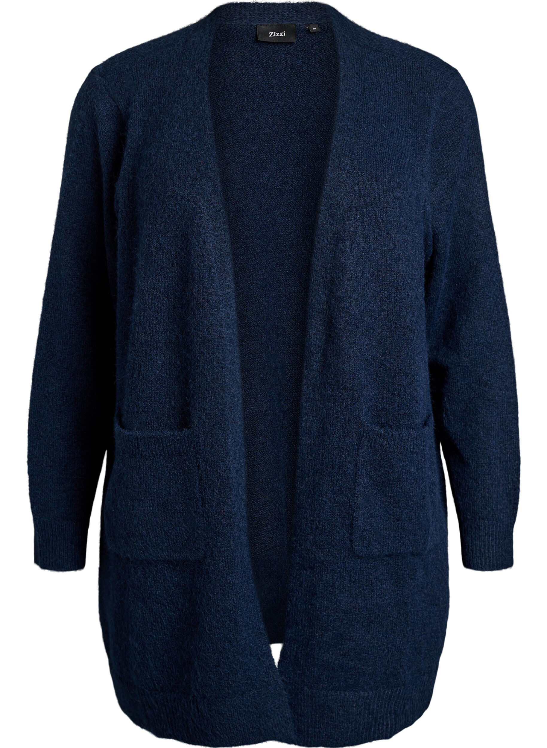 Long cardigan with pockets