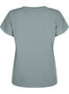 Loose training t-shirt with v-neck, Balsam Green, Packshot image number 1