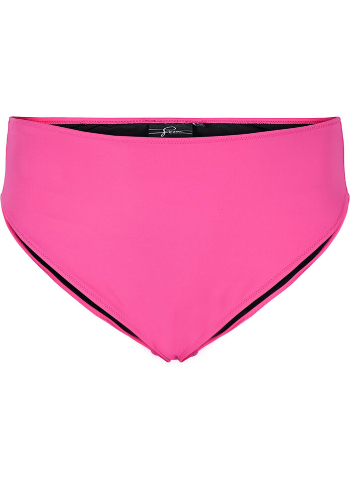 High-waisted bikini bottoms, Pink, Packshot image number 0