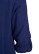 Cotton muslin tunic with broderie anglaise, Blue, Packshot image number 3