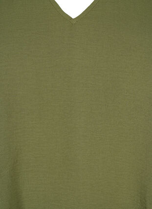 V-neck blouse with long sleeves, Kalamata, Packshot image number 2
