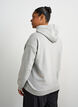Hoodie with embroidered motif, Grey, Model image number 2