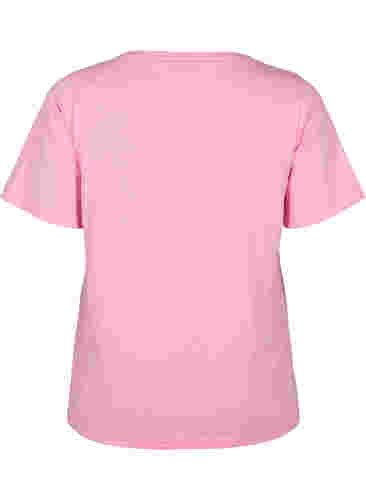 FLASH - T-shirt with motif, Begonia Pink, Packshot image number 1