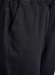 Denim joggers with pockets, Black, Packshot image number 2