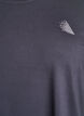 Workout top with 3/4 sleeves, Dark Grey, Packshot image number 2
