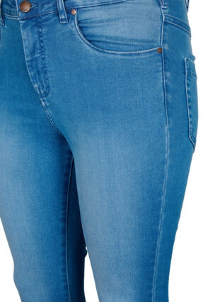 Super slim Amy jeans with high waist, Light blue, Packshot image number 2