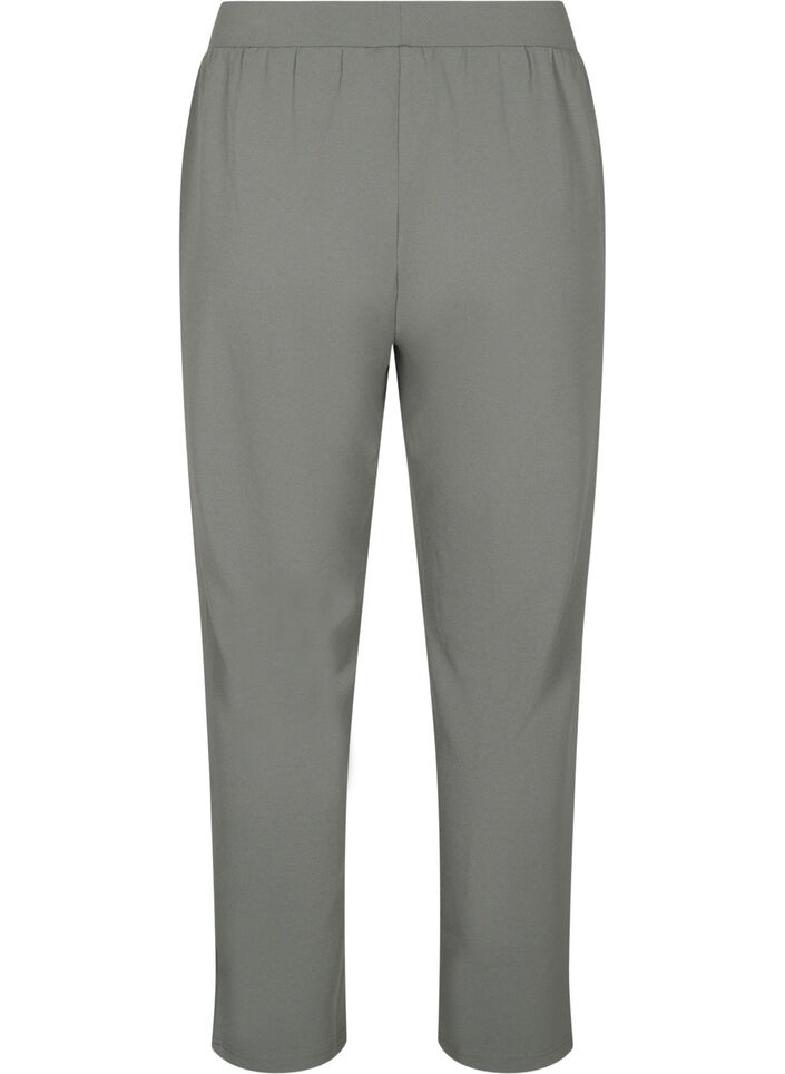Straight fit trousers, Grey, Packshot image number 1