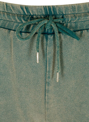 Loose sweat shorts in cotton, Reflecting Pond, Packshot image number 2