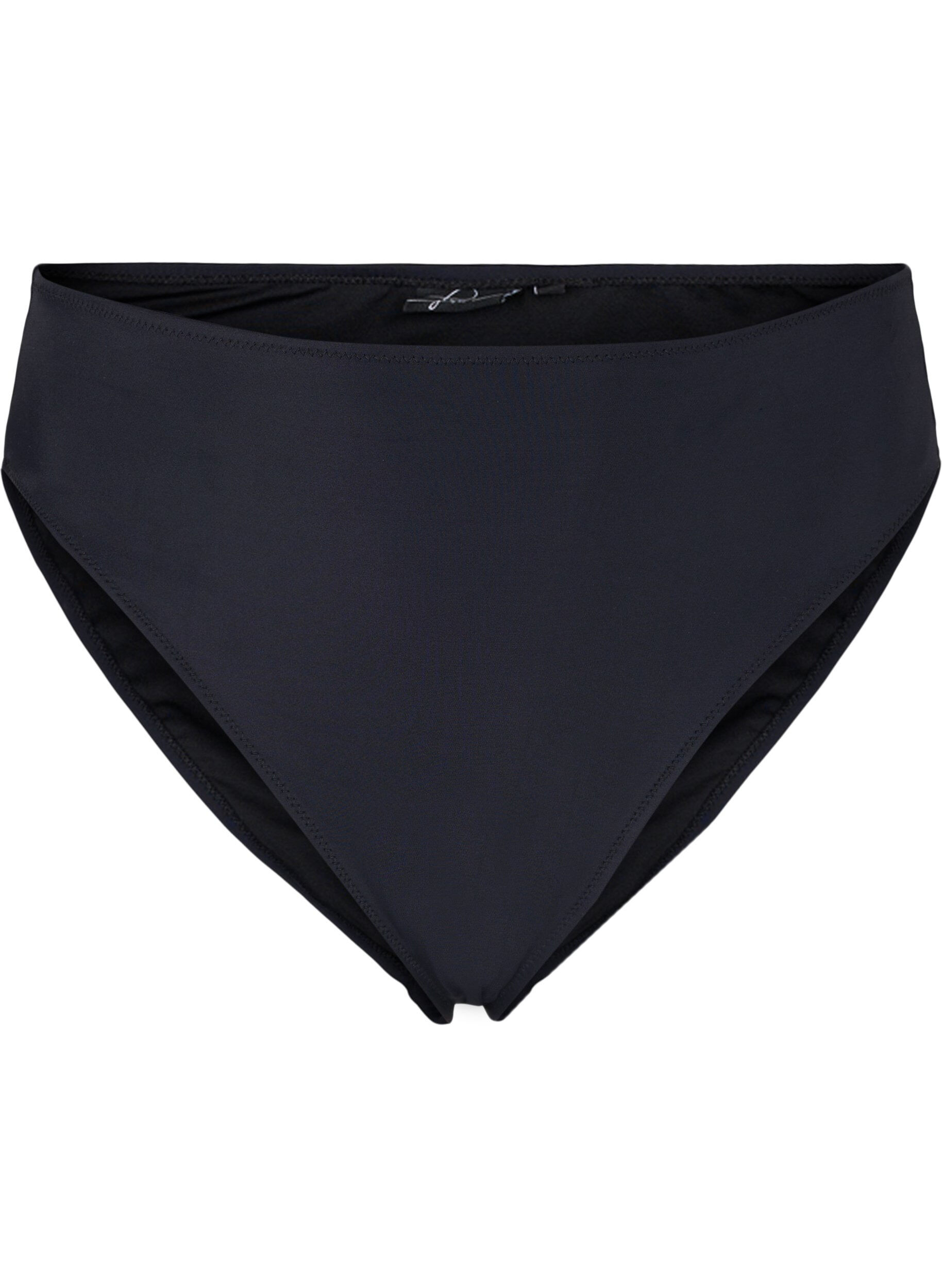 Zizzifashion Bikini bottoms with a high waist, Black, Packshot image number 0