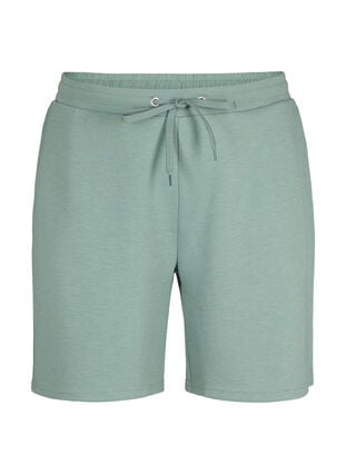 Shorts made of modal mix with pockets, Chinois Green, Packshot image number 0