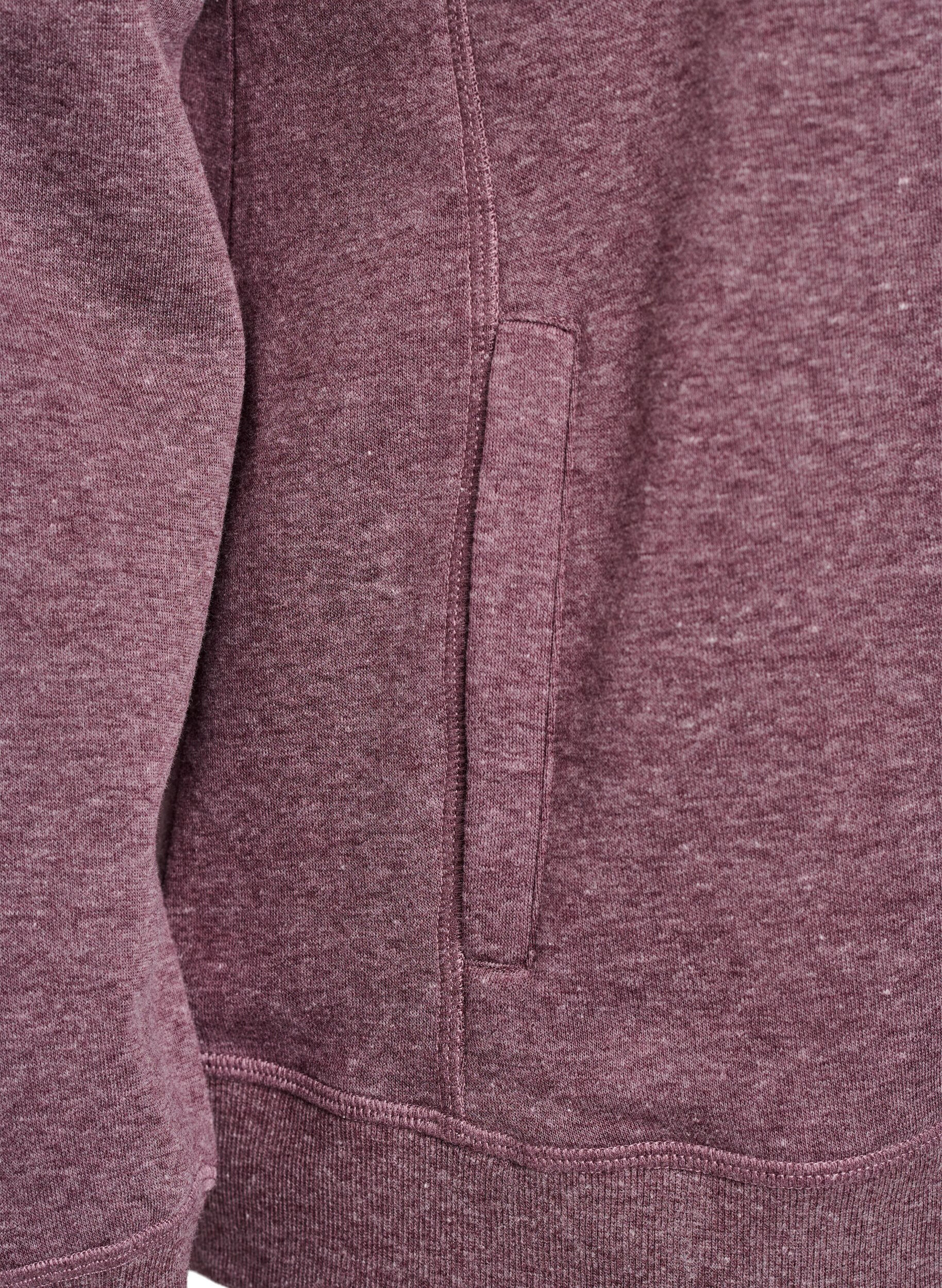 ZizzifashionSweatshirt with high collar and pockets, Red, Packshot image number 3
