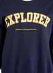 Sweatshirt with statement detail, Blue, Packshot image number 2