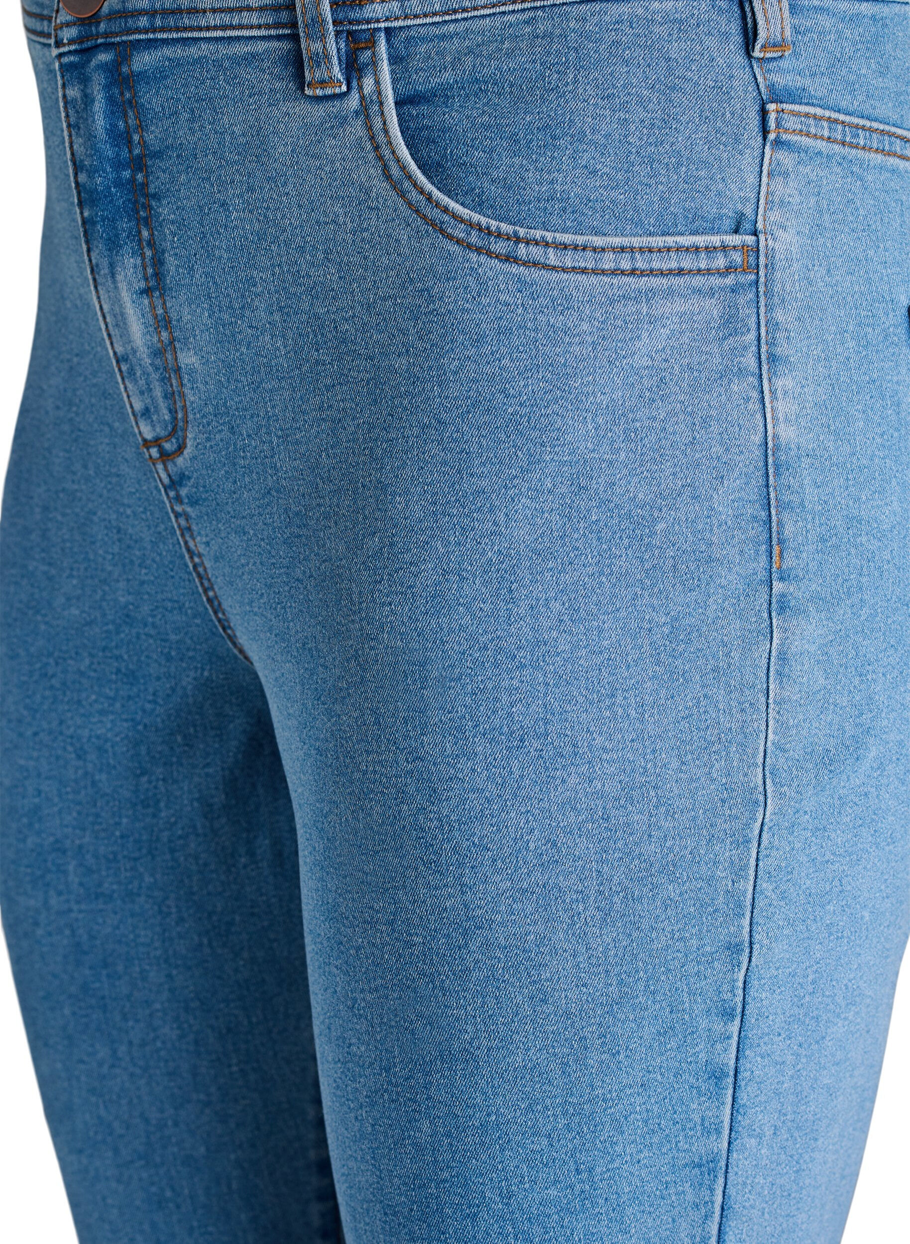 Zizzifashion Jeans with super slim fit, Light Blue, Packshot image number 2