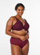 Padded lace bra with underwire, Red, Model image number 1